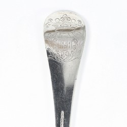 Dinerlepel, Pieter Meeter (1734-1798), Leeuwarden 1780, zilver