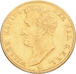 5 Gulden. Willem I. 1827 Closed B. XF +