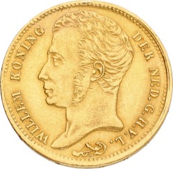 10 gulden. Willem I. 1832. VF / XF