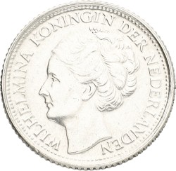 10 Cent. Wilhelmina. 1945 P. AUnc.