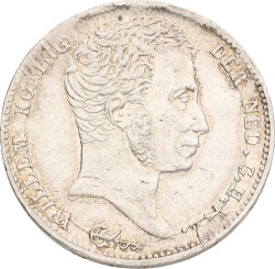 ½ Gulden. Willem I. 1822. Without Michaut. XF.