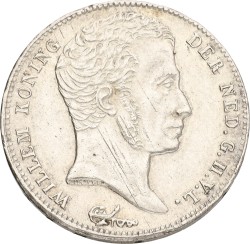 ½ Gulden. Willem I. 1829/23 B. VF / XF.