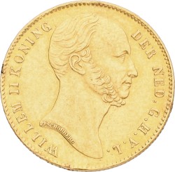 5 Gulden. Willem II. 1843. VF