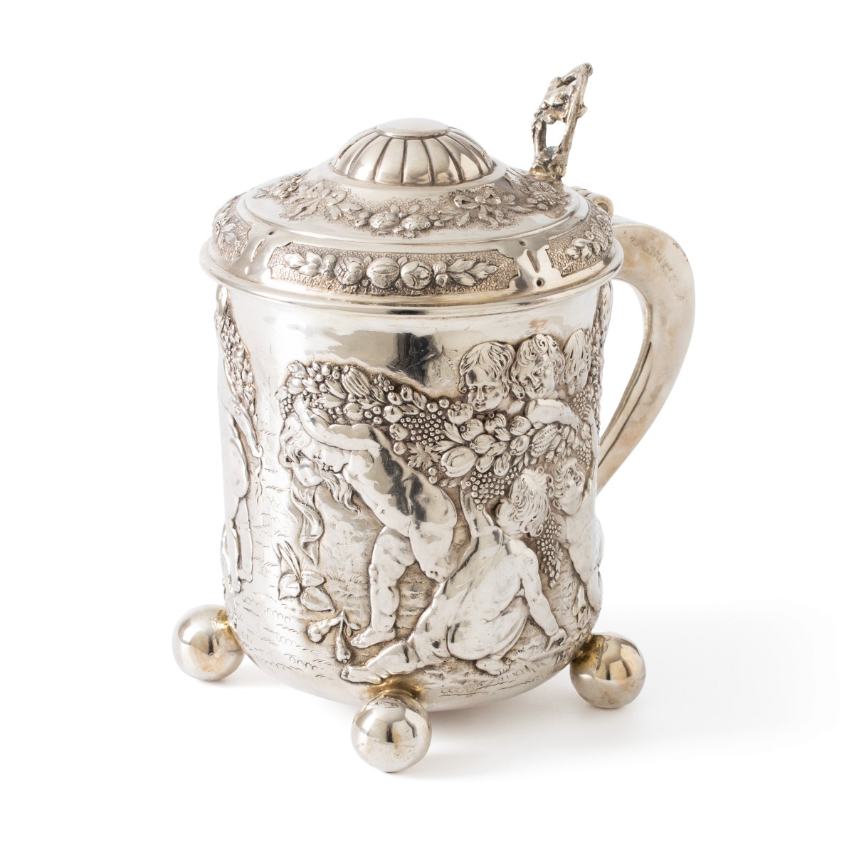 Bierpul "Putti", Duitsland ca. 1955, zilver