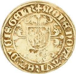 Rijder goudgulden. Roermond. Karel van Egmond. ND (1492 - 1538). VF