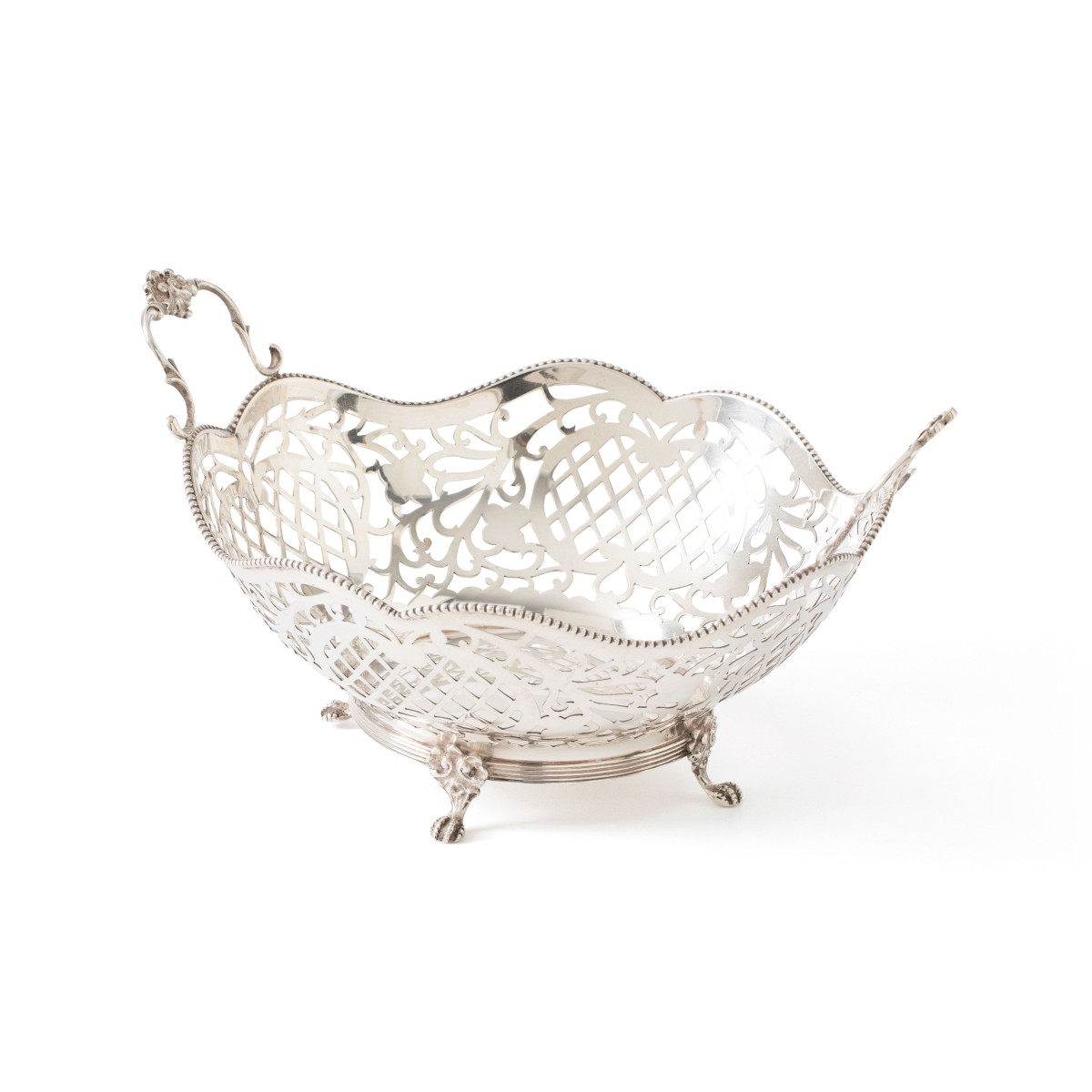 Soezenmand, J. Krins, Schoonhoven 1970, zilver