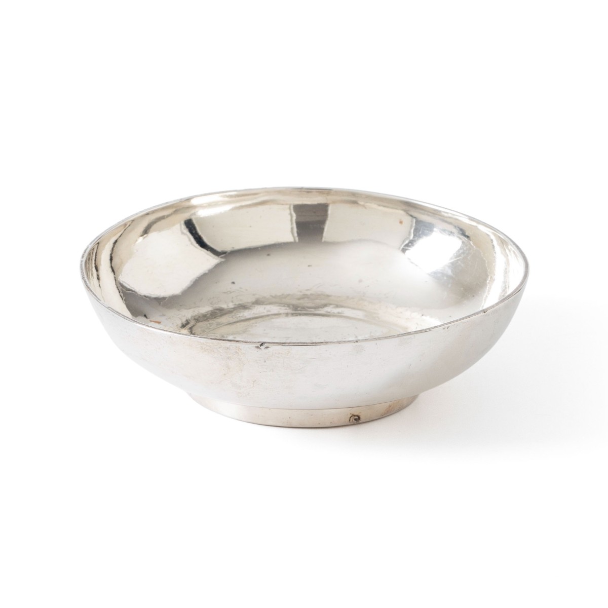 Druivenschaaltje / wijnproefschaaltje, Cornelis de Haan (1674-1705), Rotterdam 1681, zilver