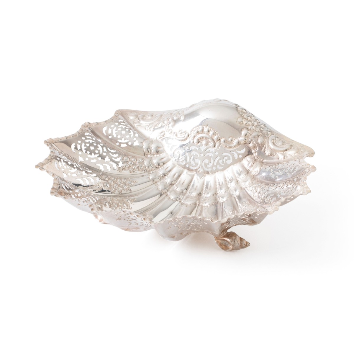 Fruitschaal, Henry Atkin, Sheffield 1903, zilver