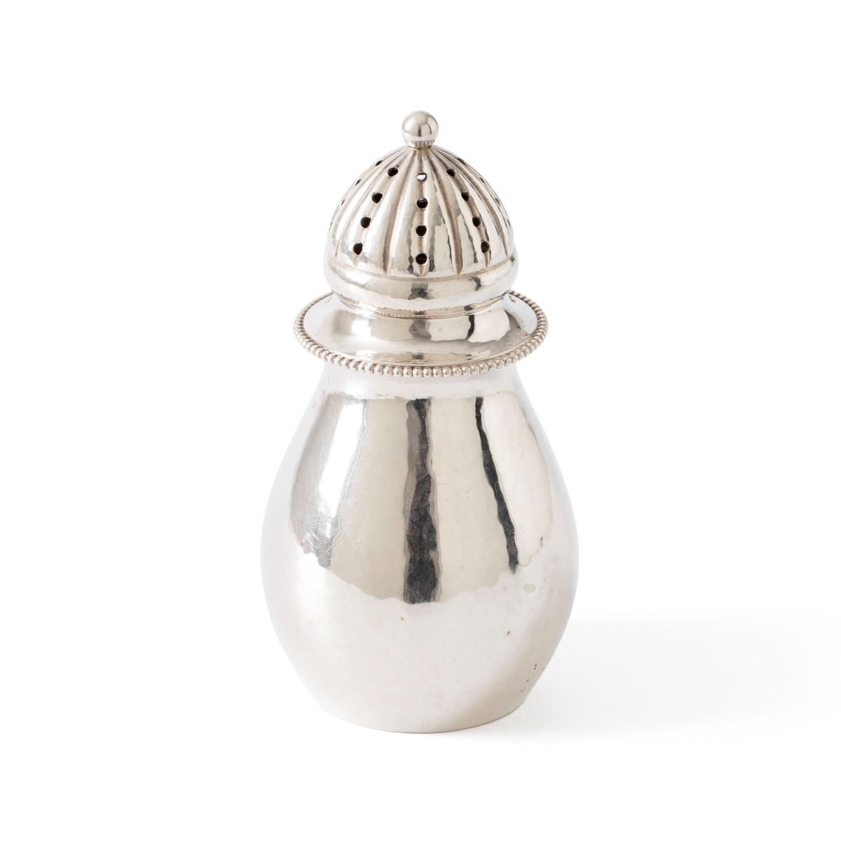 Art Deco suikerstrooibus, Denemarken 1925, zilver