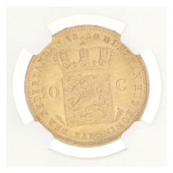 10 Gulden. Willem I. 1830 U. AU 55.