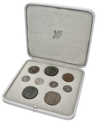 Roman Empire. Marcus Aurelius. Set of Denarius (4), Sestertius (3) & Dupondius (2). ND (161 - 180 AD). F / VF
