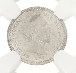 5 Cent. Willem III. 1850. With dot. MS 67+