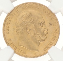German states. Prussia. Wilhelm I. 10 Mark. 1872 A. MS 65