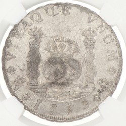 Mexico. Spanish colony. Ferdinand VI. 8 Reales. 1759MO MM. AU details