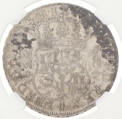 Mexico. Spanish colony. Ferdinand VI. 8 Reales. 1759MO MM. AU details