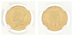 10 Gulden. Willem I. 1828B. MS 63.