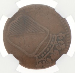 Duit - Mint error. V.O.C. (Utrecht). ND (1752 - 1790). VF 30
