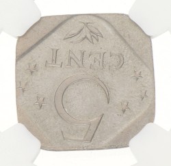 5 Cent. Broadstruck. Nederlandse Antillen. Juliana. 1980. MS 66