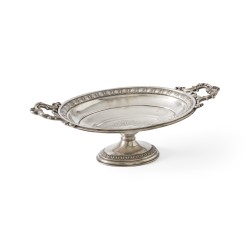 Art Nouveau fruitschaal, Europa ca. 1900, zilver