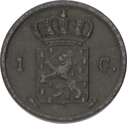 1 Cent. Willem I. 1830. VF.