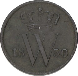 1 Cent. Willem I. 1830. VF.