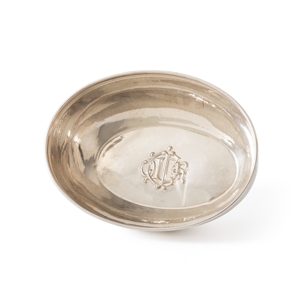 Christian Dior fruitschaal, Portugal / Italië ca. 1955, zilver