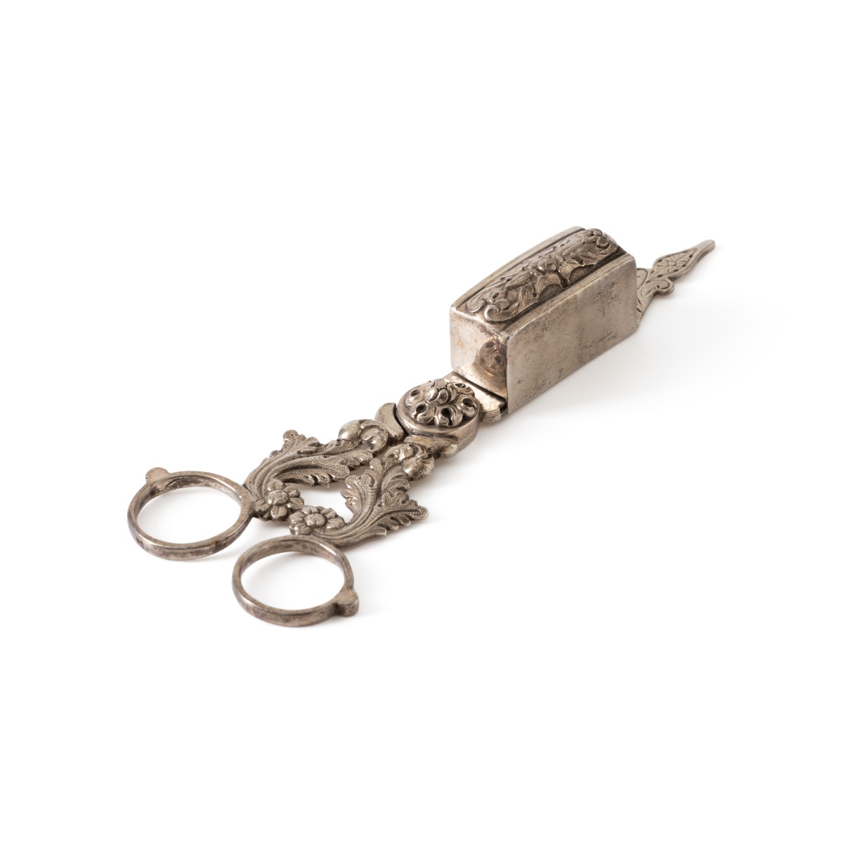 Kaarsensnuiter / lontenknipper, Lissabon ca. 1816-1828, zilver