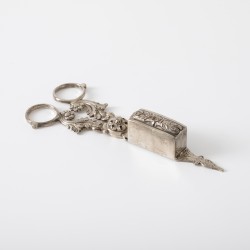 Kaarsensnuiter / lontenknipper, Lissabon ca. 1816-1828, zilver