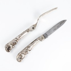 Reisbestek (2), Friesland circa 1760, zilver