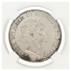 German states. Prussia. Friedrich Wilhelm III. Thaler - Arms reverse. 1830 A. MS 61