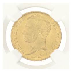 10 Gulden. Willem I. 1828B. MS 63.