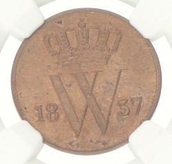 1 Cent. Willem I. 1837. MS 64 RB.