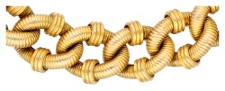 18K geelgouden Franse schakelarmband 