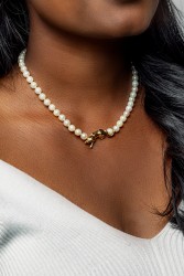 18K Cartier Panthère  geelgouden parelcollier