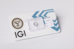 1.00 ct. Square Cushion Modified Brilliant IGI certified natural diamond