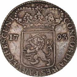 Zilveren Dukaat. Zeeland. 1793. Zeer Fraai.