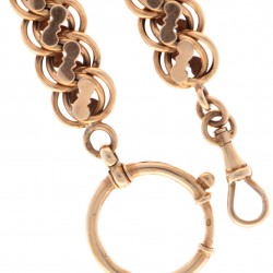 Zakhorloge ketting - 14 Karaat goud