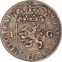 1 Gulden -generaliteits-. Utrecht. 1764. Zeer Fraai -.