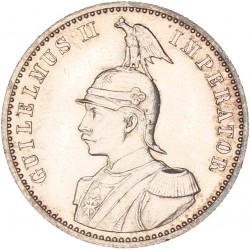 German East Africa. Wilhelm II. ½ Rupie. 1891.