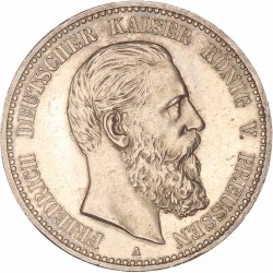 German states. Prussia. Friedrich. 5 Mark. 1888 A.