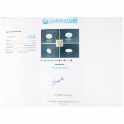 GJSPC-gecertificeerde natuurlijke opaal 6.69 ct.