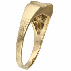 Geelgouden design ring, vermoedelijk Lapponia - 14 kt.