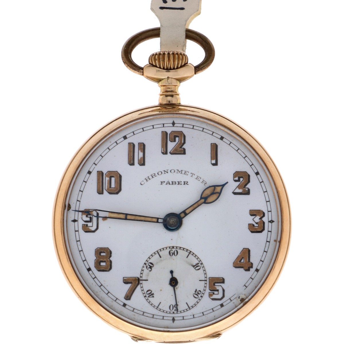 14k Gouden Zakhorloge - Faber Chronometer - ca. 1940