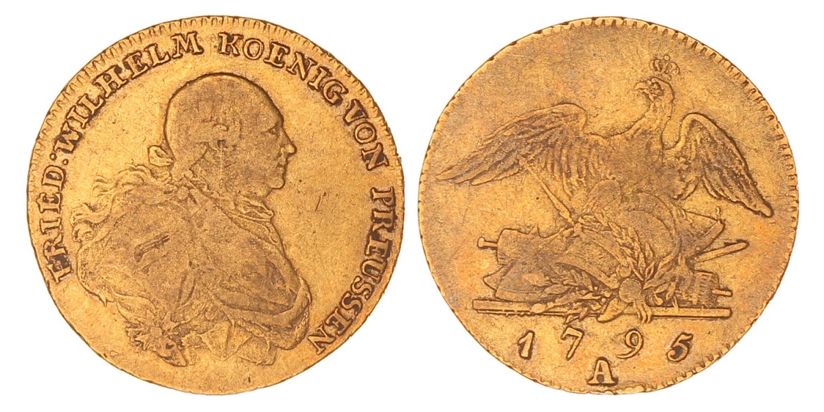 German states. Prussia. Friedrich Wilhelm. Friedrichs d'or. 1795 A.