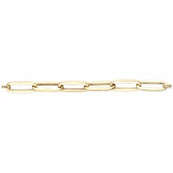 Geelgouden anker schakelarmband - 14 kt.
