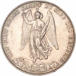 German states. Württemberg. Karl I. Thaler. 1871.