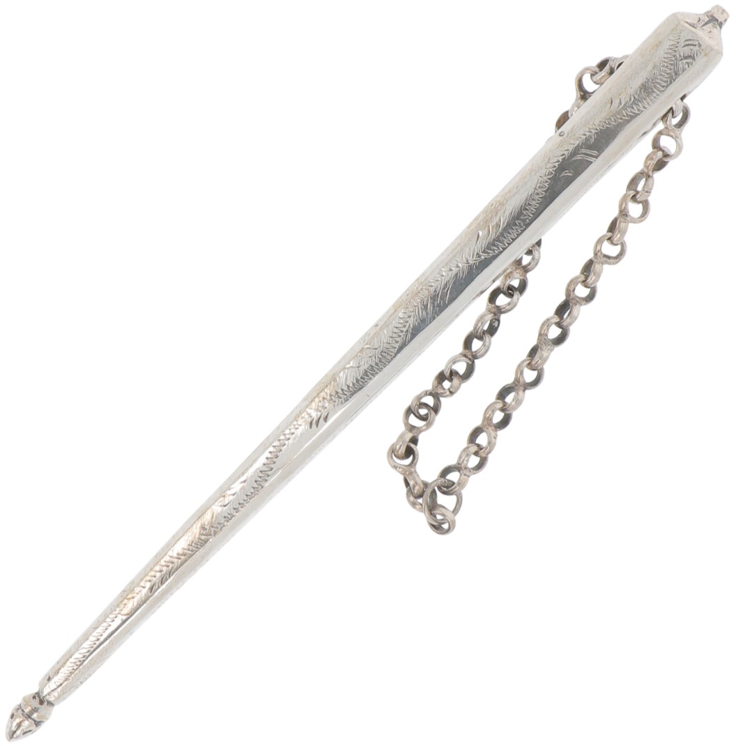 Joodse jat (Thoralezer) zilver.