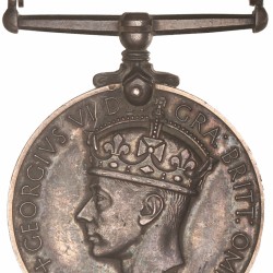 Great Britain. N.D. Royal Navy General service medal with clasp 'Palestine 1945 - 48'.