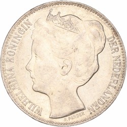 2½ Gulden Wilhelmina 1898. Prachtig -.