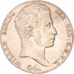 3 Gulden Willem I 1819 U. Zeer fraai +.